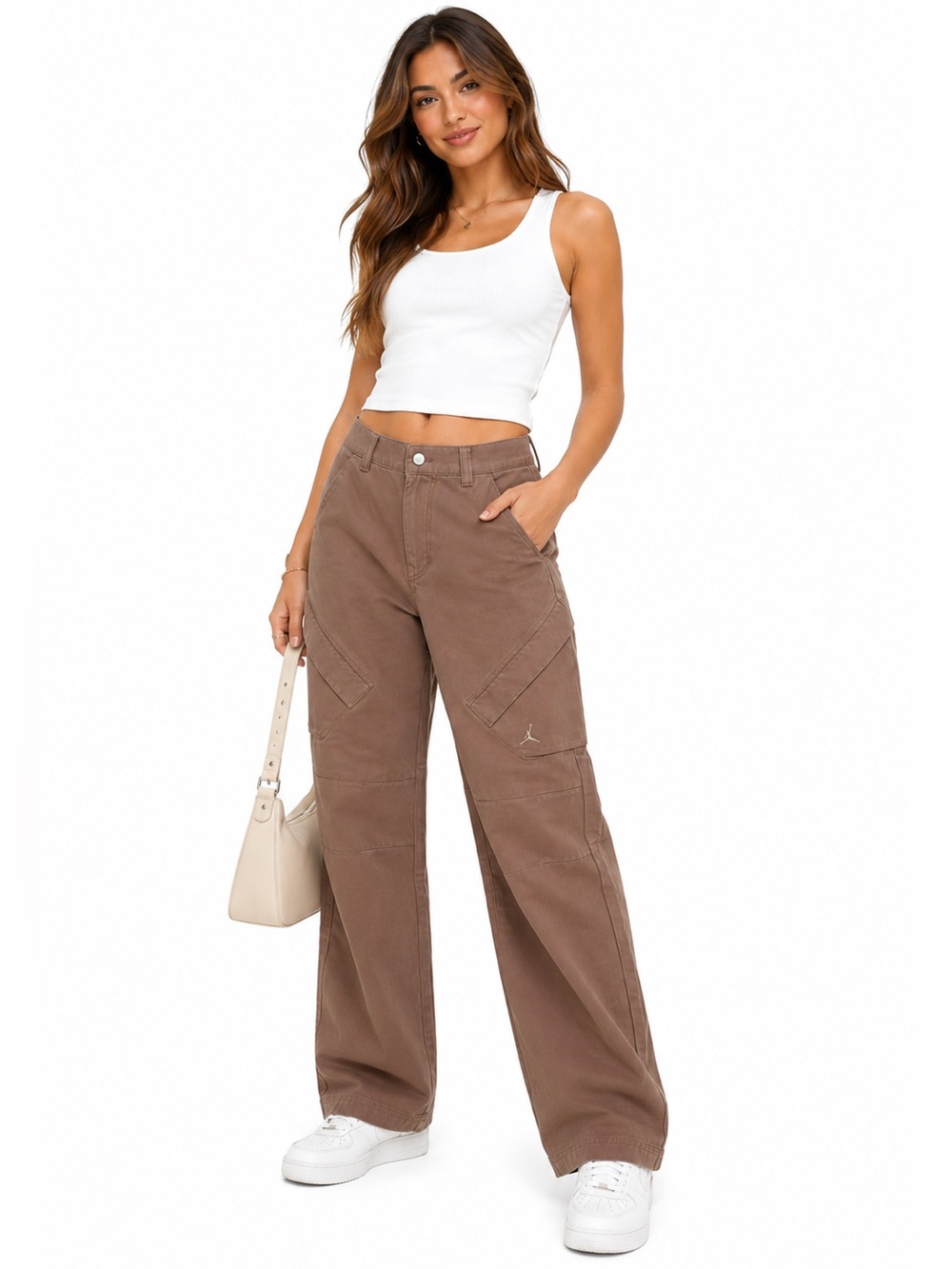 🦋Jordan Nike Chicago Cargo Pants Archaeo Brown Women's size-Small